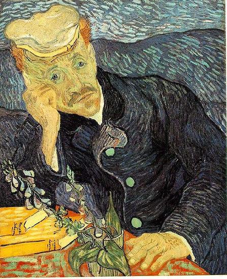 Vincent Van Gogh Portrait of Dr. Gachet was painted in June Norge oil painting art